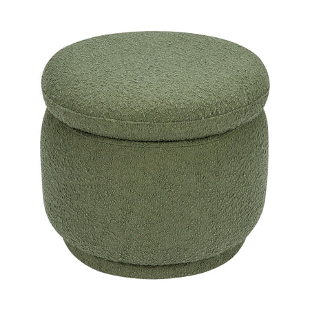 Enoki Storage Ottoman in Boucle Ottomans Babyletto