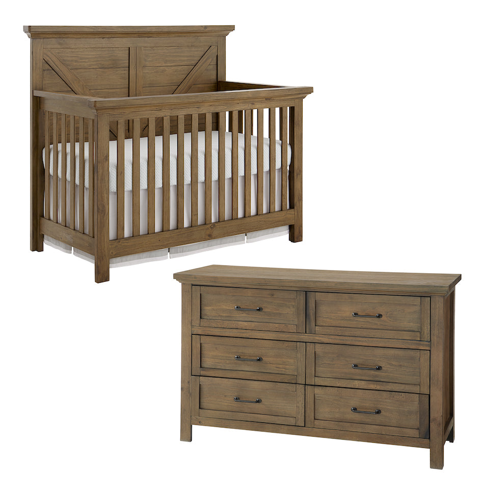 Westwood Design Westfield Crib + Double Dresser