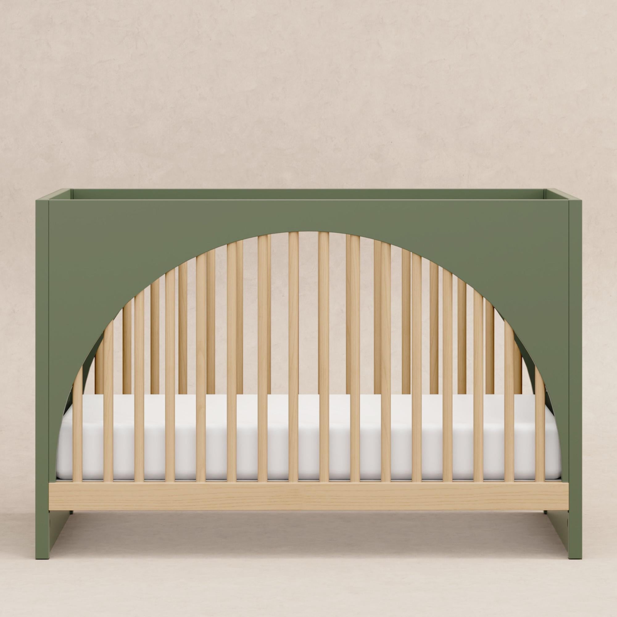 Moab 3-in-1 Convertible Crib Cribs Babyletto Olive / Ash