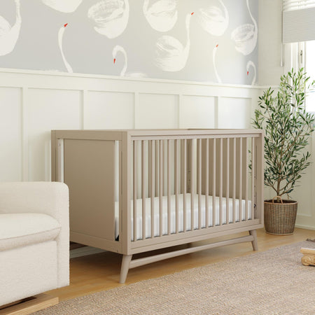 Peggy 3-in-1 Convertible Crib with Toddler Bed Conversion Kit Convertible Cribs Babyletto