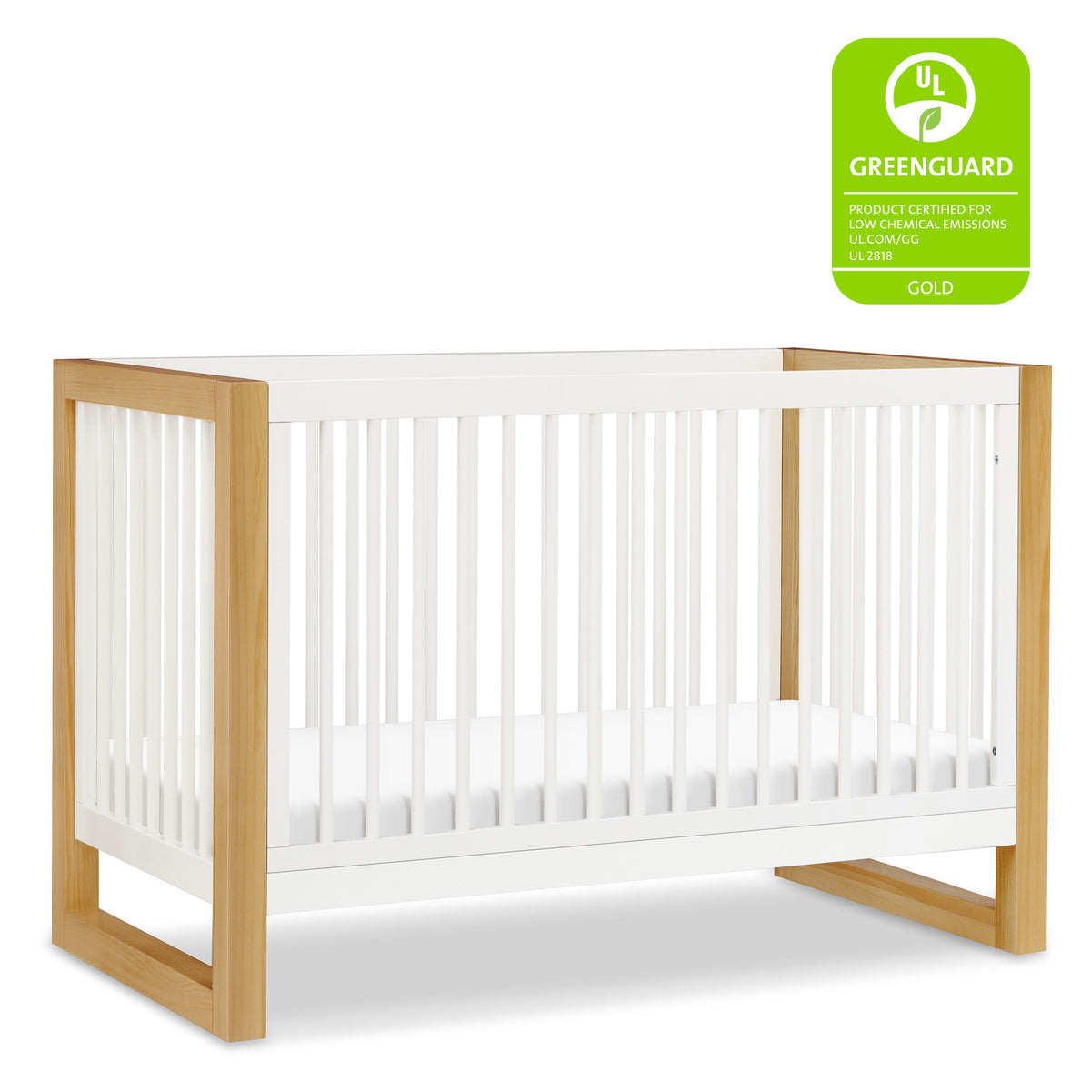 Nantucket 3-in-1 Convertible Crib with Toddler Bed Conversion Kit Cribs Namesake