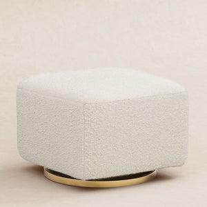 Ivory Boucle with Gold Base
