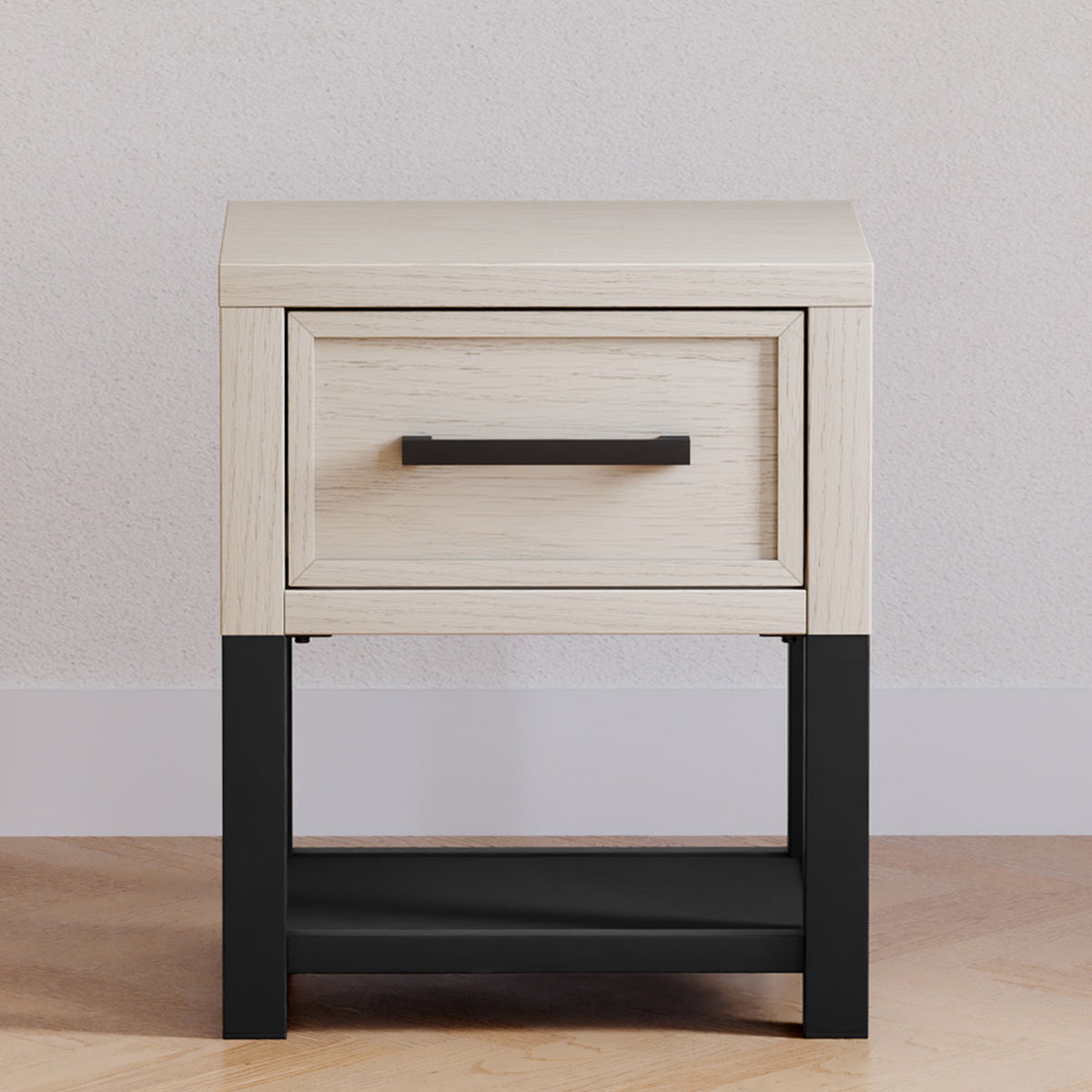Monogram by Namesake Newbern Nightstand Nightstands Namesake White Driftwood