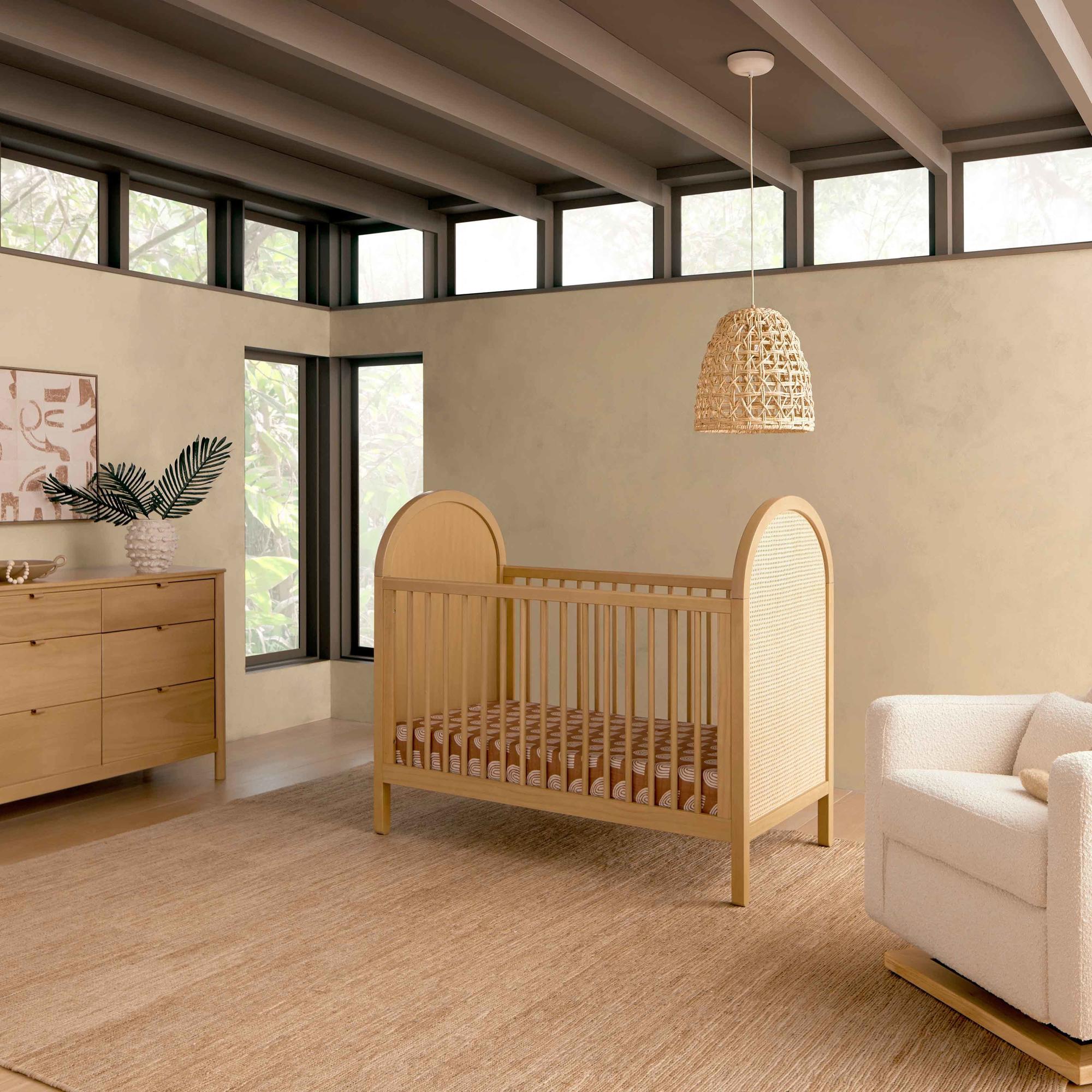 Bondi Cane 3-in-1 Convertible Crib with Toddler Bed Conversion Kit Cribs Babyletto