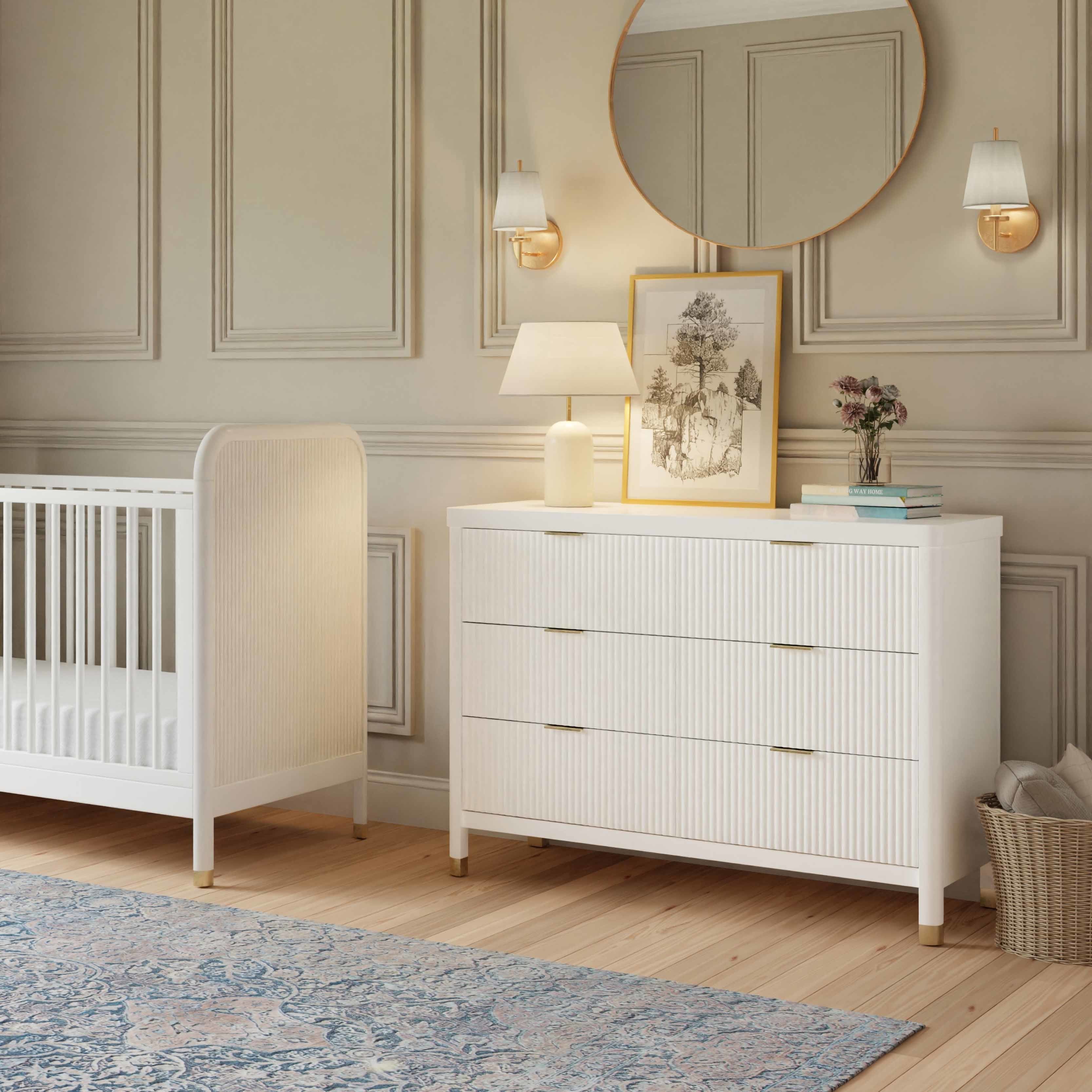 Brimsley Tambour 6-Drawer Dresser Dressers Namesake
