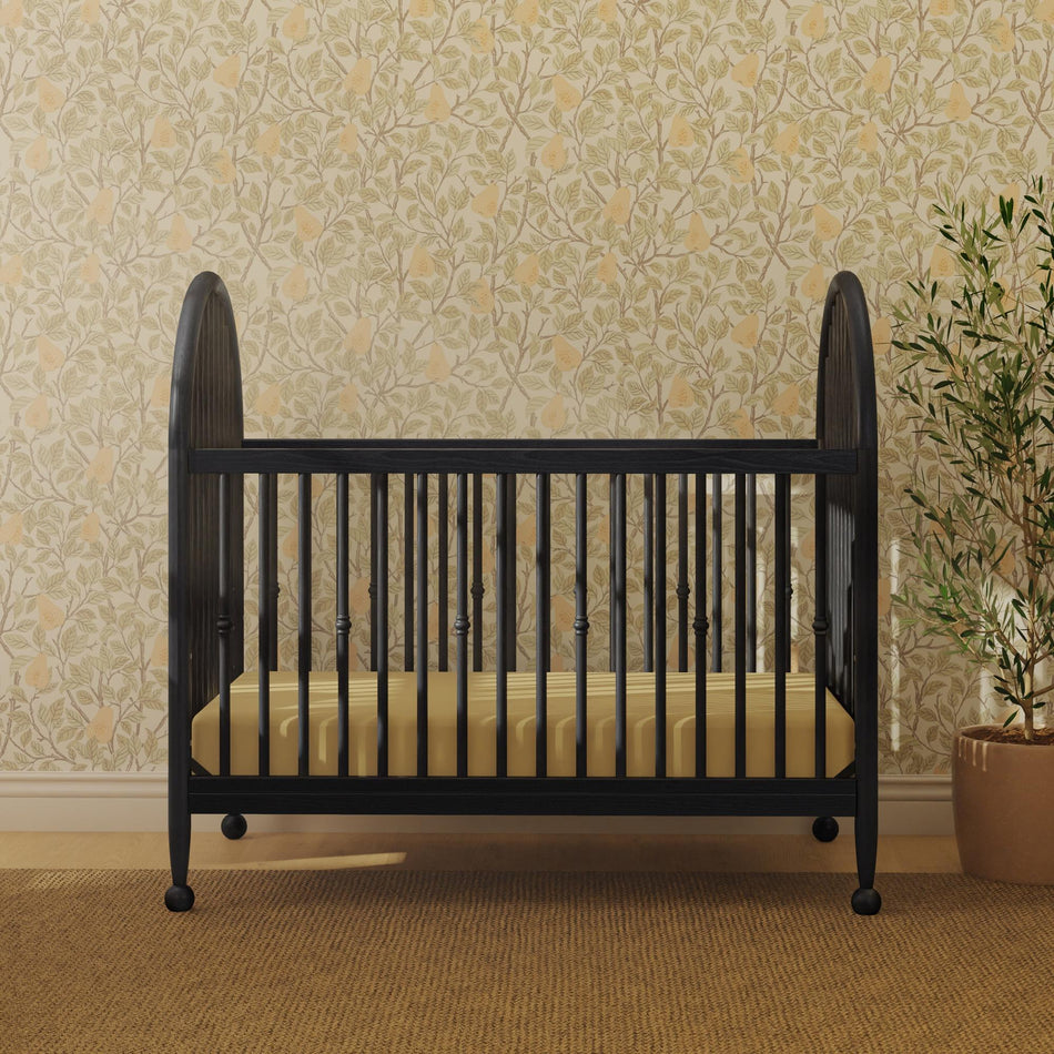 Alouette 3-in-1 Convertible Spindle Crib Cribs Namesake Archival Black