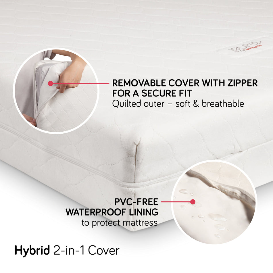 T6006W,Babyletto,Hybrid Full-Size Crib Mattress Cover for M5321C
