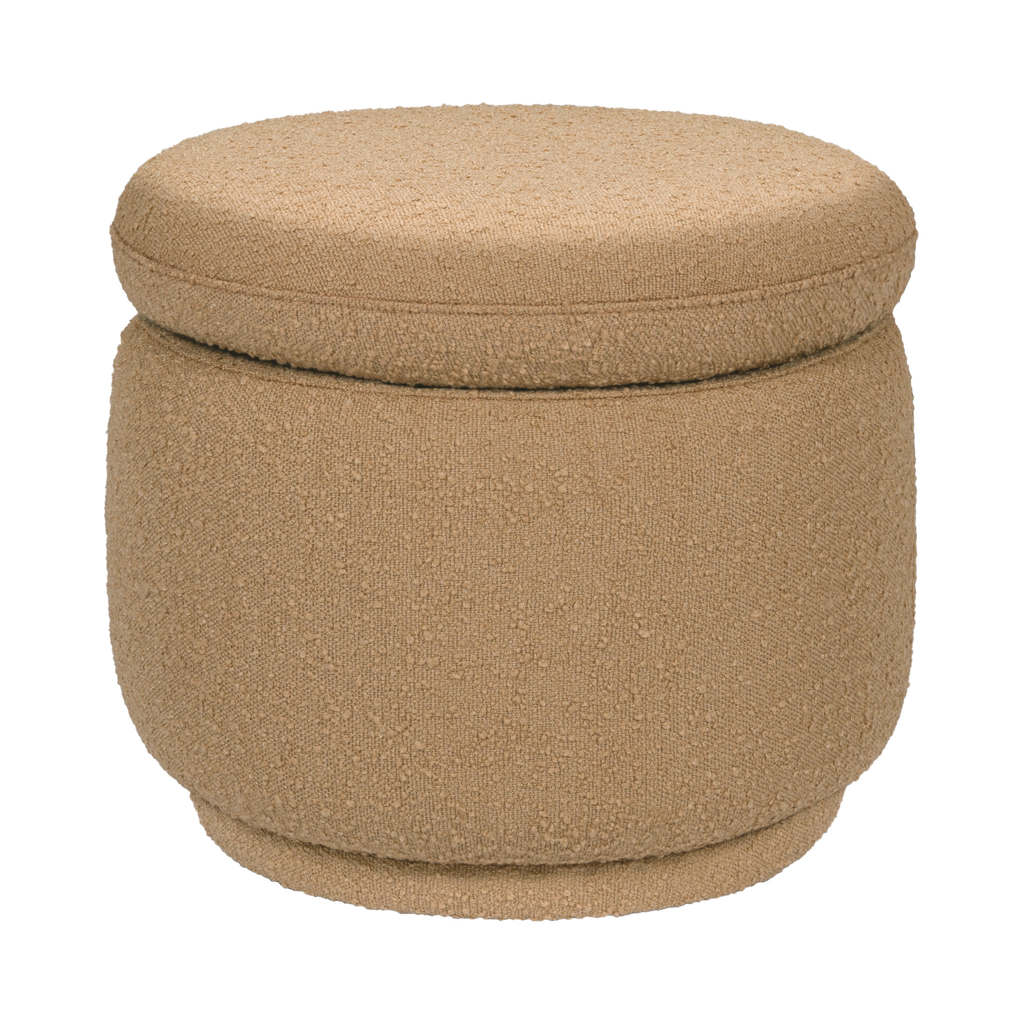Enoki Storage Ottoman in Boucle Ottomans Babyletto