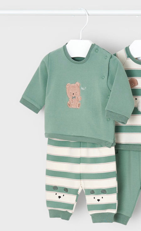 Mineral 2 Piece Knitted Set - Green Top Clothing - Infant Mayoral