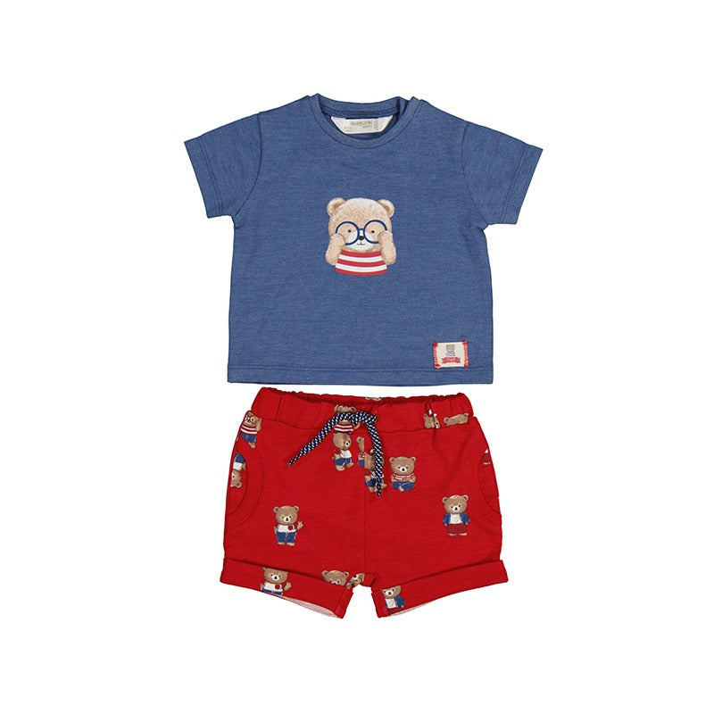 Night Vision 2-Piece Printed Shorts Set