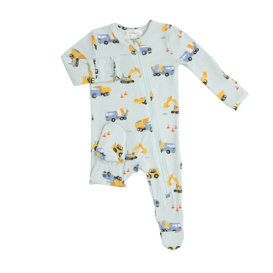 Construction Zipper Footie