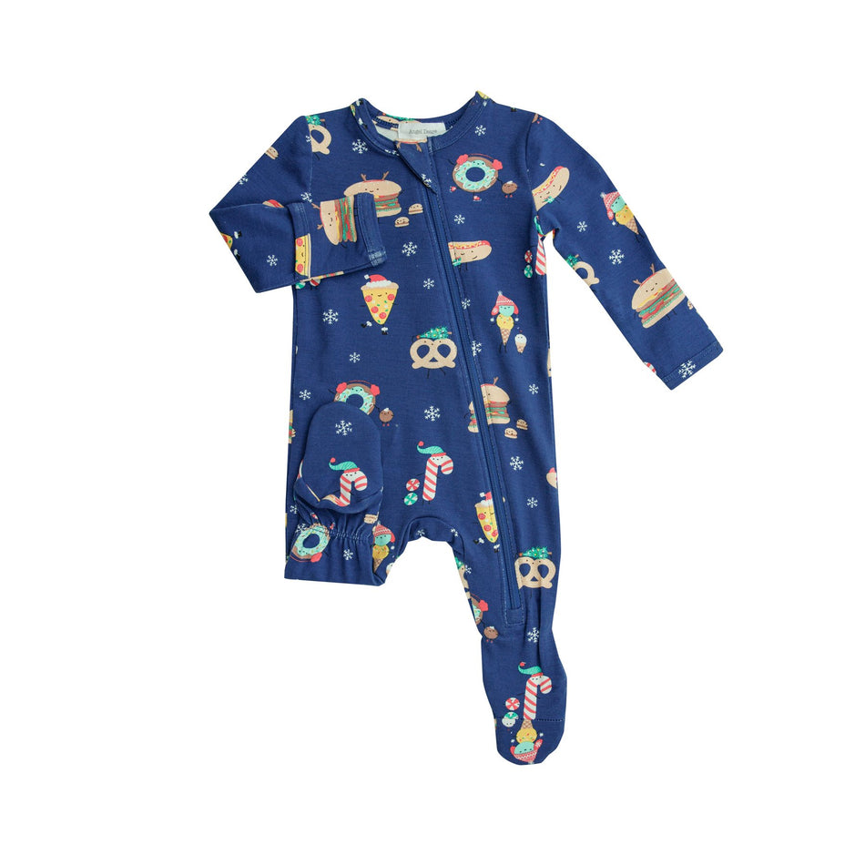Jolly Food Zipper Footie