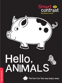SmartContrast Montessori Cards: Hello, Animals Workman Publishing