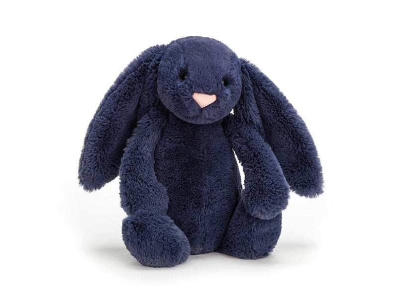 Jellycat Bashful Navy Bunny Medium Plush