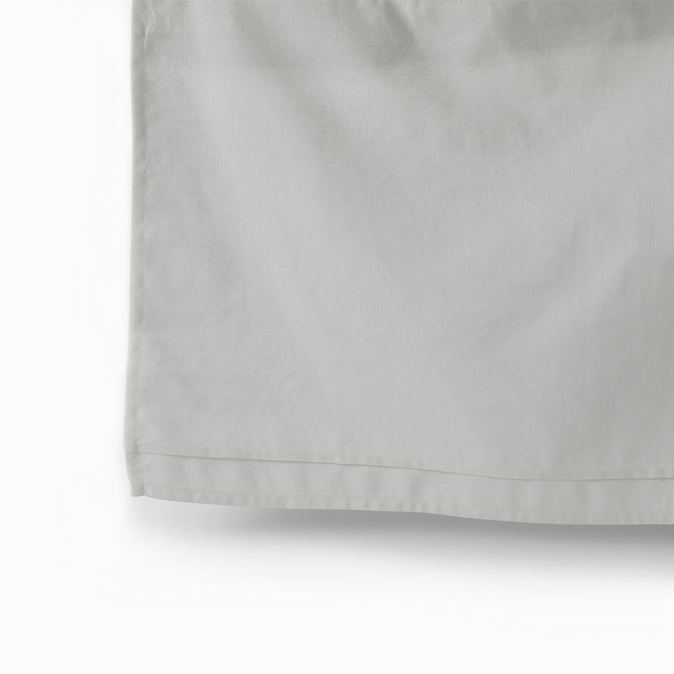 Petit Pehr Cotton Linen Crib Skirt - Light Grey