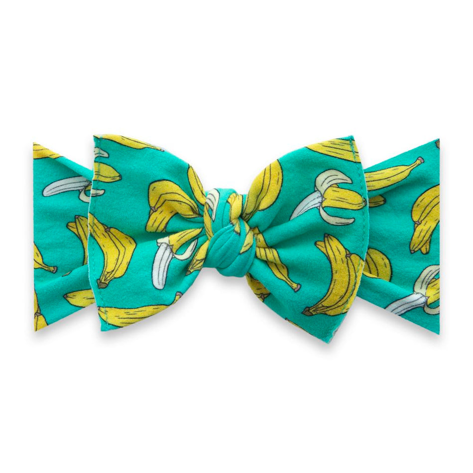 Baby Bling Bows Printed Knot Go Bananas