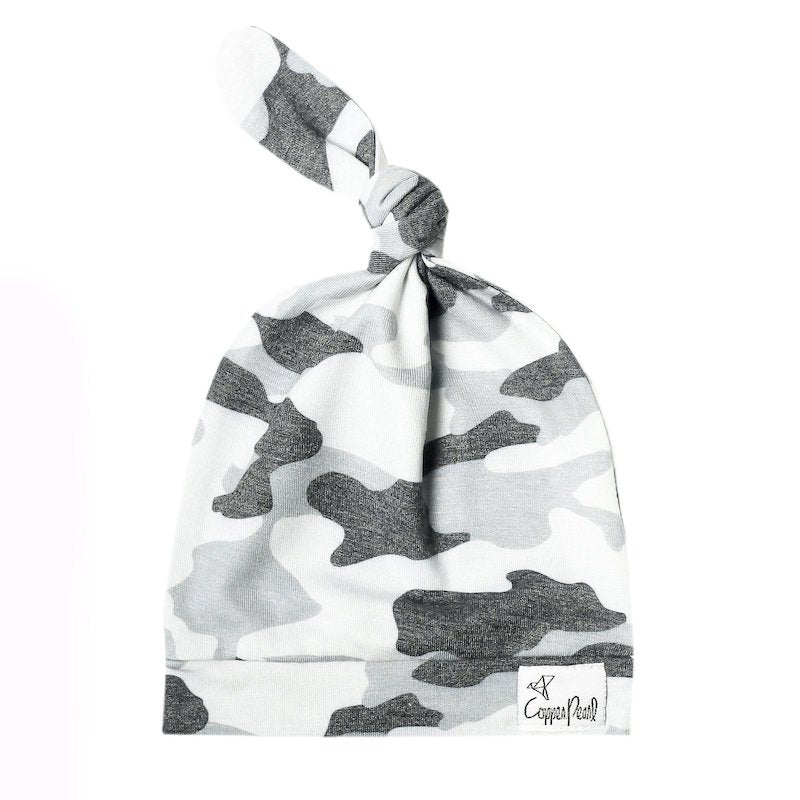 Copper Pearl Gunnar Top Knot Hat - 0-4 Months