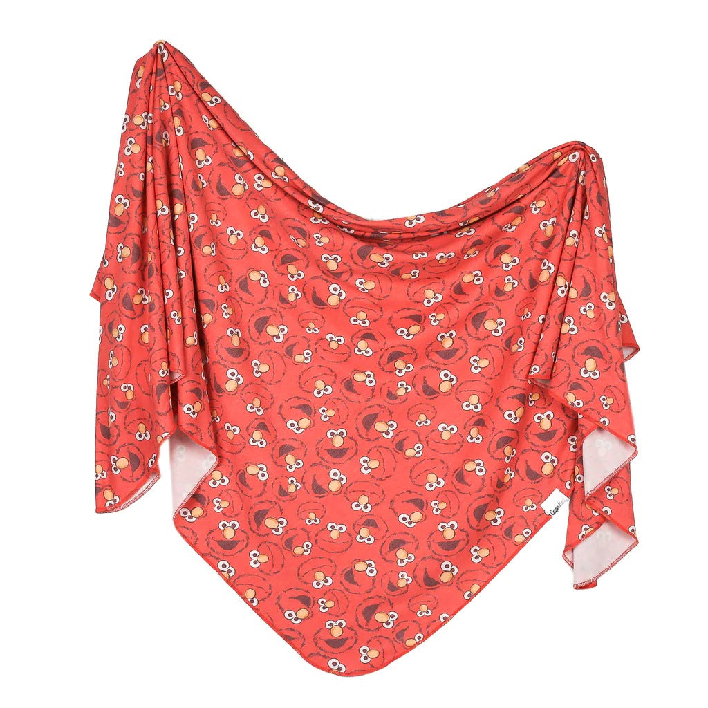 Copper Pearl Elmo Knit Swaddle Blanket – Destination Baby & Kids