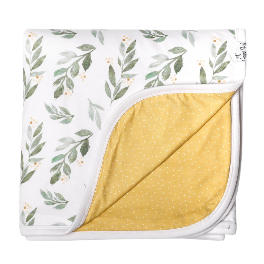 Fern 3-Layer Quilt Toddler Blankets & Quilts Copper Pearl