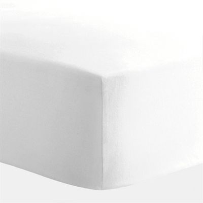 Liz & Roo Crib Sheet, White