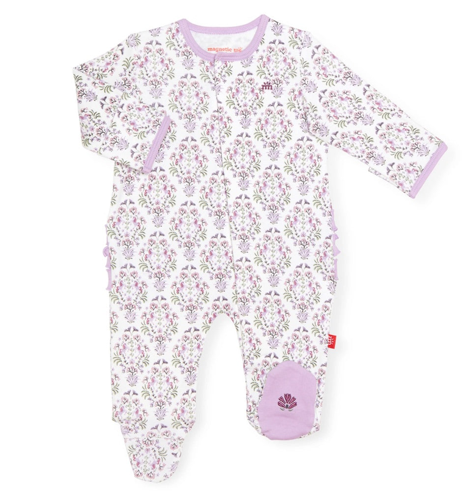 Magnetic Me Unicorn Dreams Organic Magnetic Footie - 0-3 Months