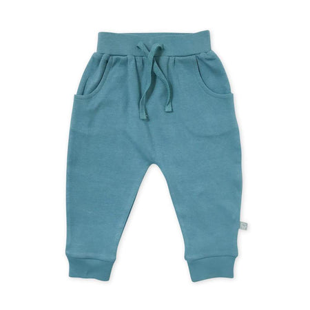 Finn + Emma Vintage Aqua Lounge Pants - 3-6 Months