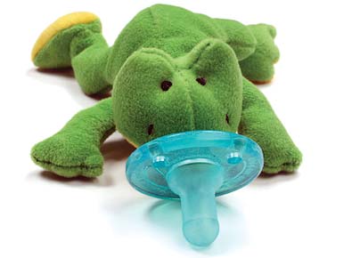 WubbaNub Green Frog Infant Pacifier – Destination Baby & Kids