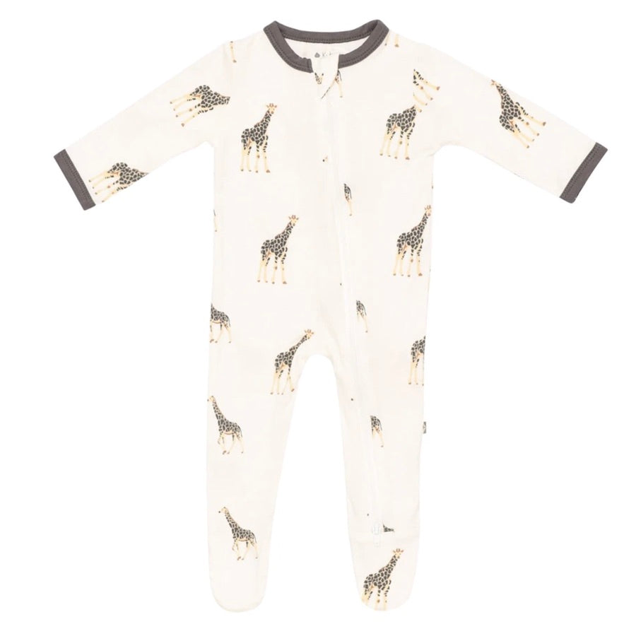 Kyte Baby Giraffe Zippered Footie - Newborn