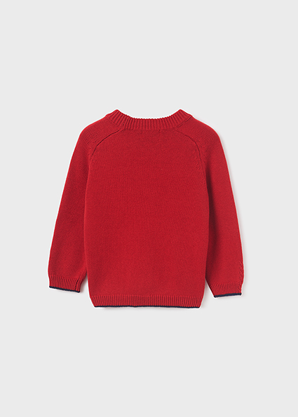 Abel & Lula Red Knit Sweater - 24 Months