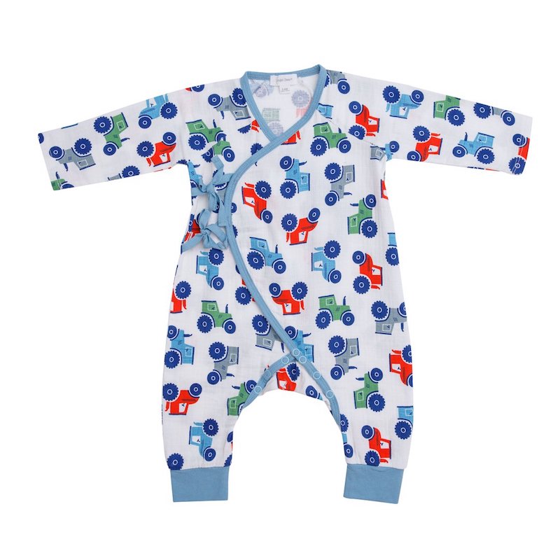 Angel Dear Tractors Wrap Coverall - 0-3 Months