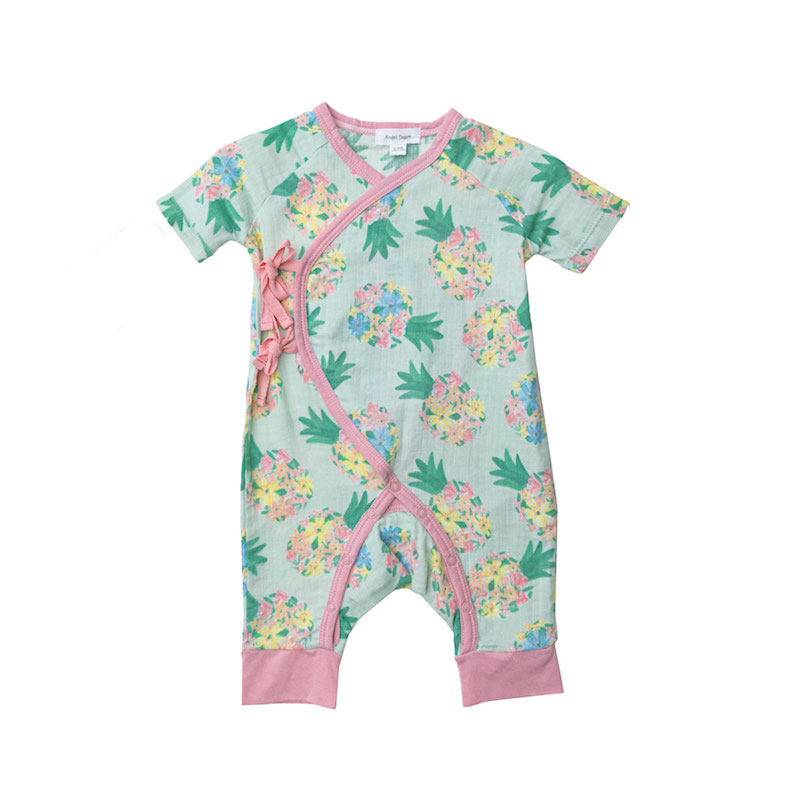 Angel Dear Pretty Pineapples Wrap Coverall - 3-6 Months