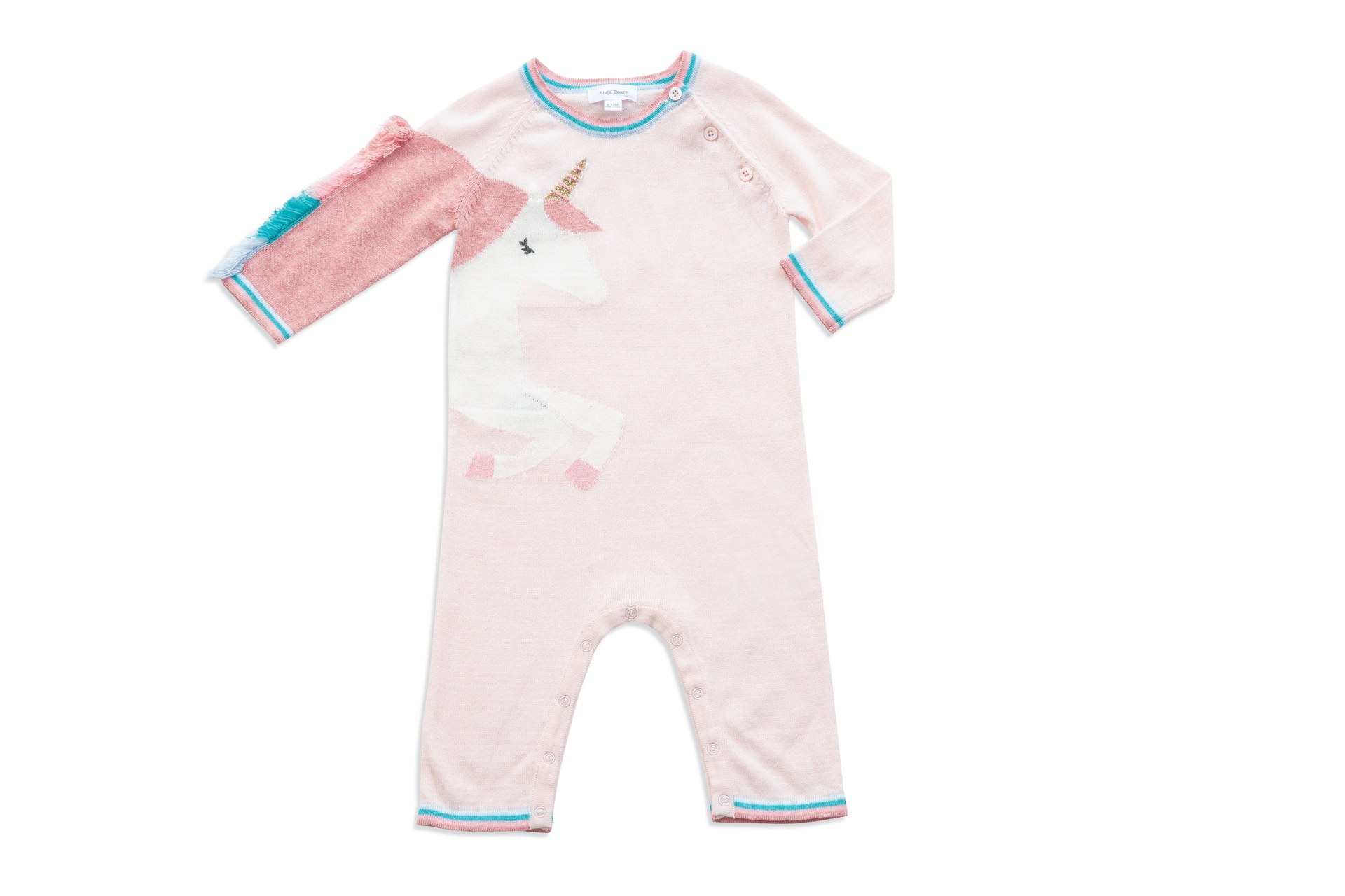 Angel Dear Cosmic Wonder Knits Unicorn Coverall in 3-6 Months