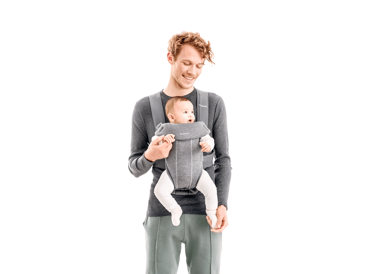 grey baby carrier