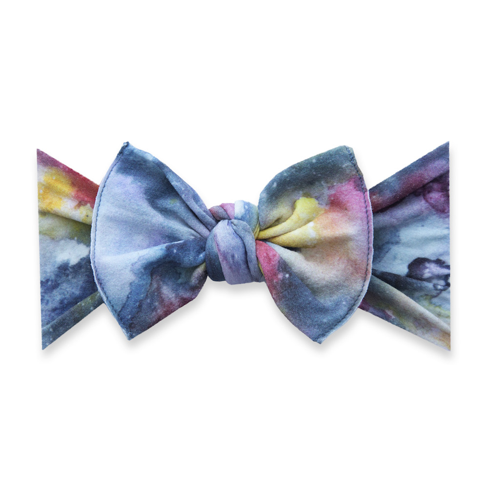 Baby Bling Bows Printed Knot Cosmic