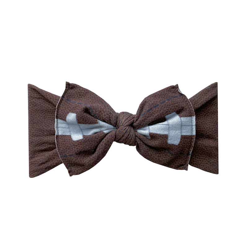 Baby Bling Bows Printed Knot Headband - End Zone