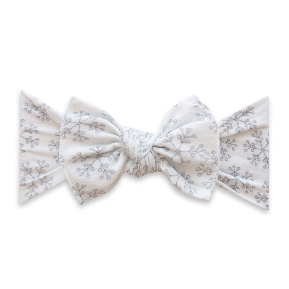 Baby Bling Bows Printed Knot Headband - Ice Queen