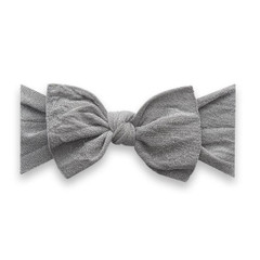 Baby Bling Bows Shimmer Knot Headband in Silver