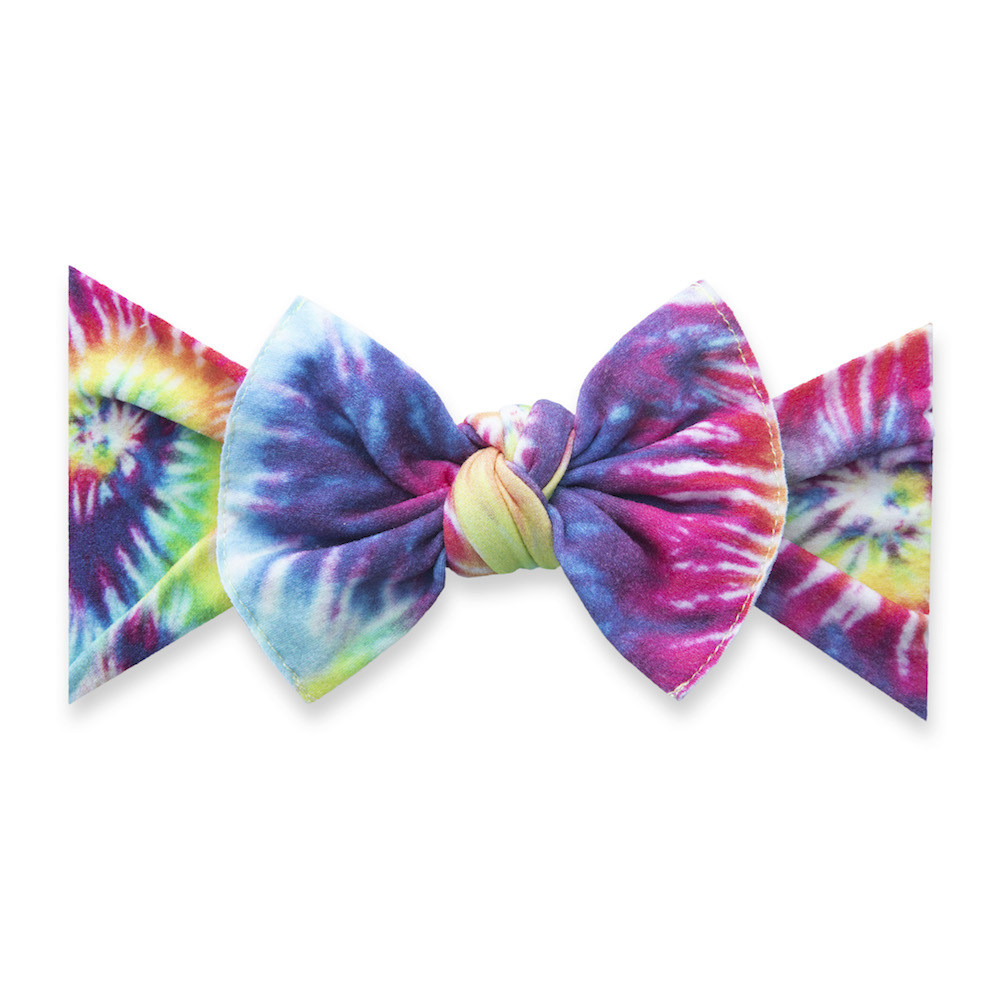Baby Bling Bows Printed Knot Groovy