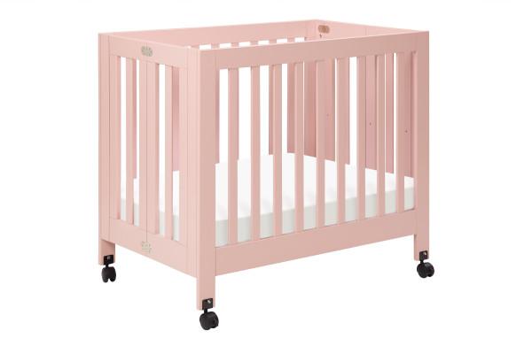 BabyLetto Origami Mini Crib - Petal Pink
