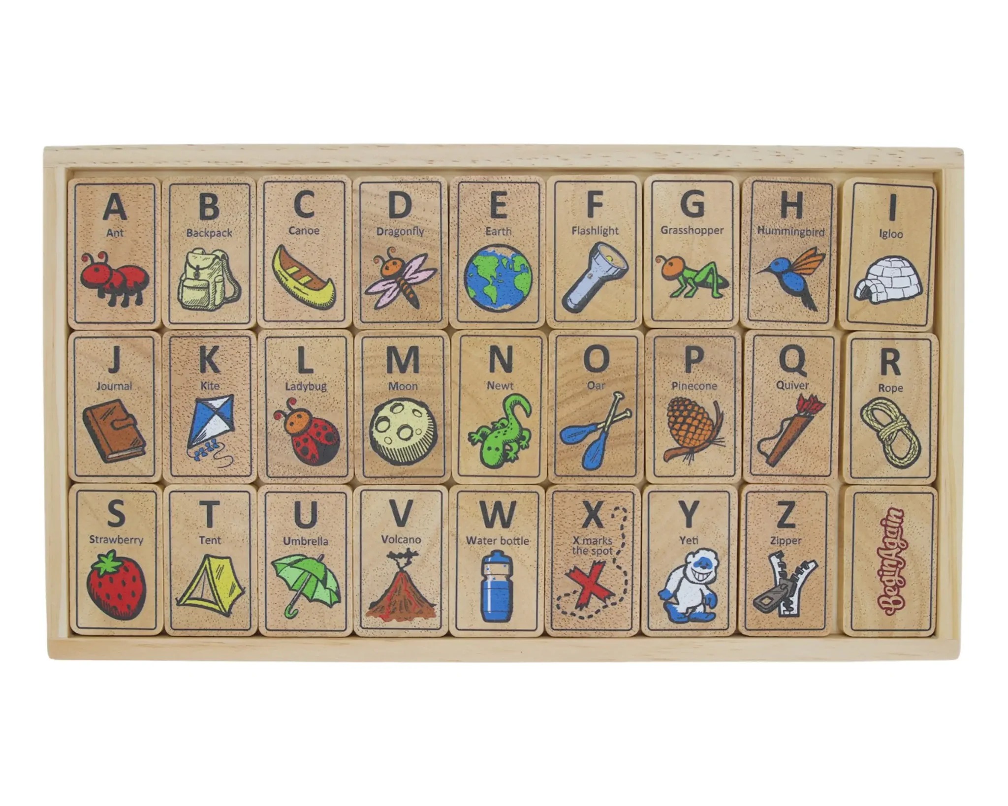 BeginAgain Alphabet Adventure Tiles