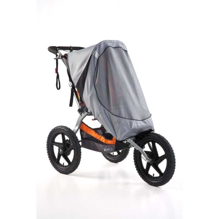 BOB Sun Shield for Duallie Swivel Wheel Strollers Grey 