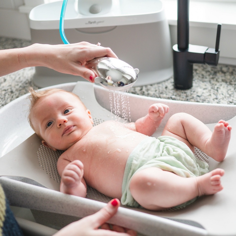 First Years Rain Shower Baby Spa Bathtub - Newborn to Toddler