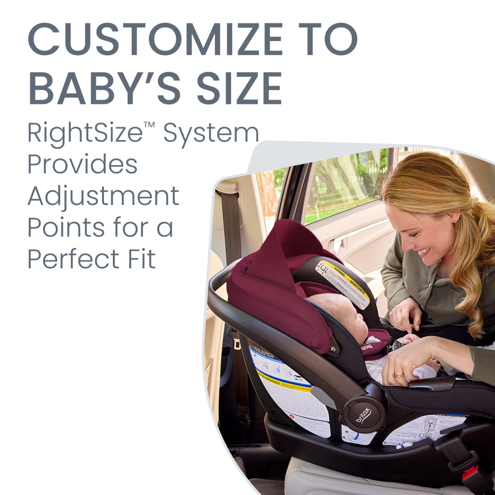 Britax Willow S Infant Car Seat - Ruby Onyx