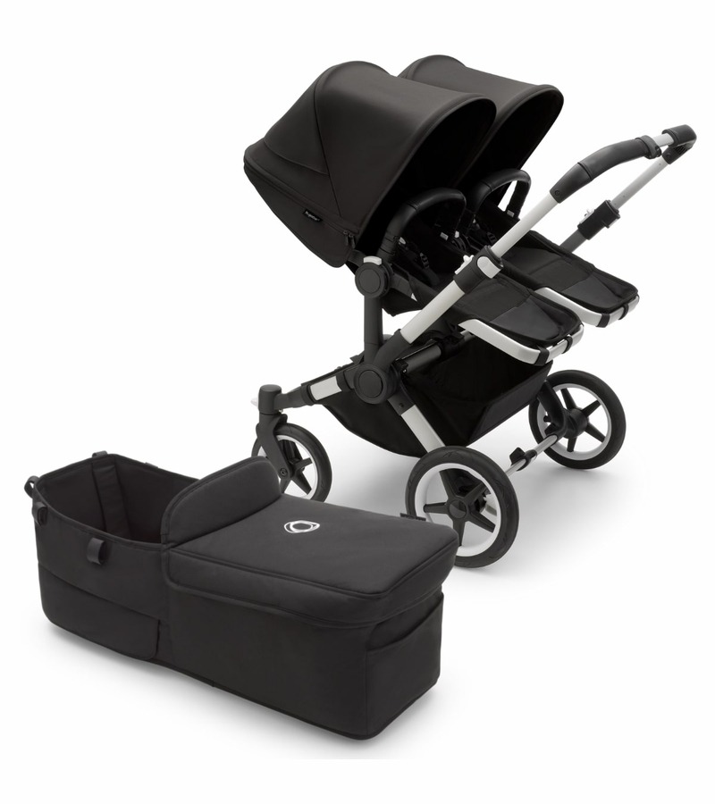 Bugaboo Donkey 5 Duo Complete Stroller Aluminum / Midnight