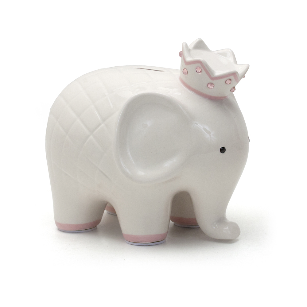 Chlid to Cherish Coco Elephant Bank in Pink