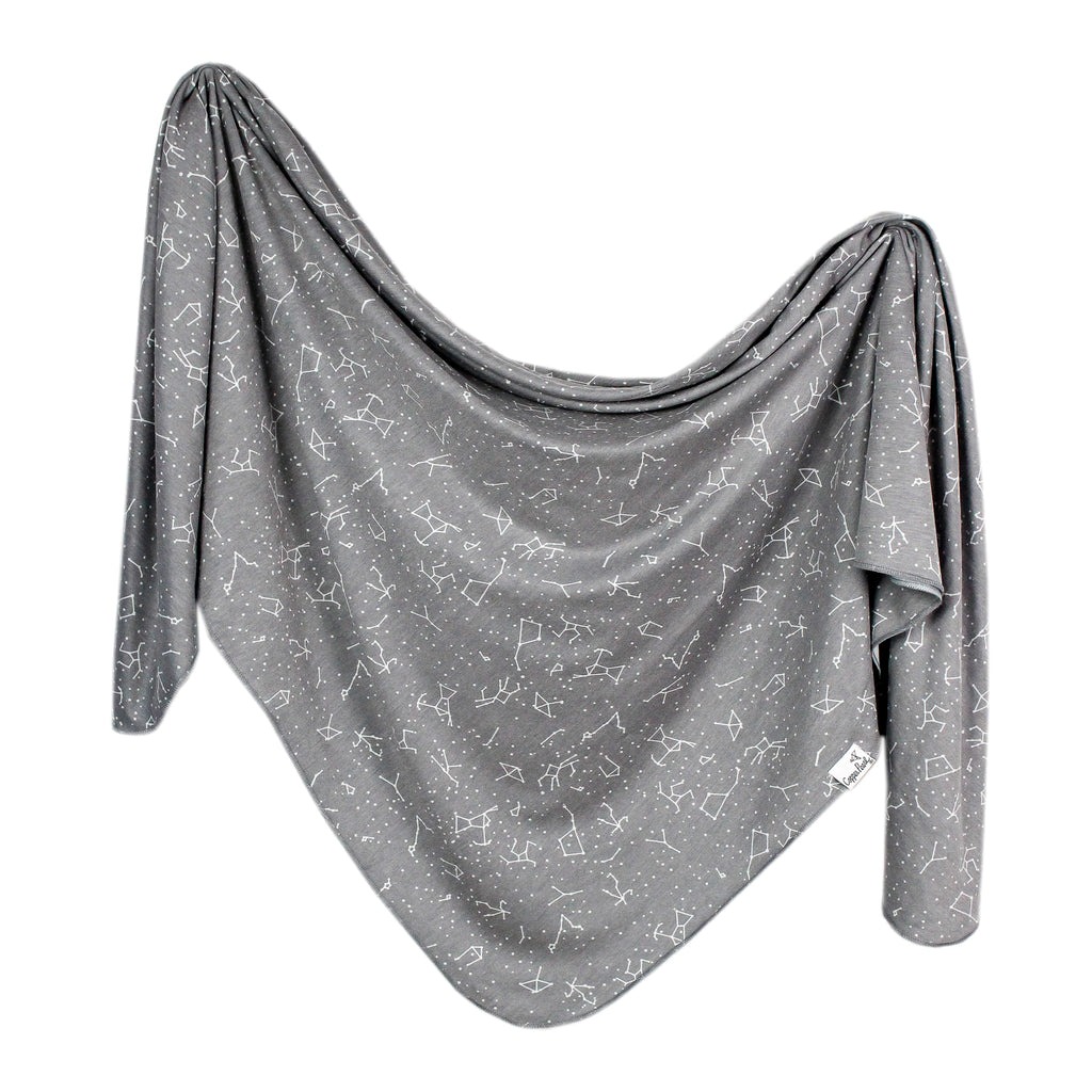 Copper Pearl Camel Knit Swaddle Blanket - Astro