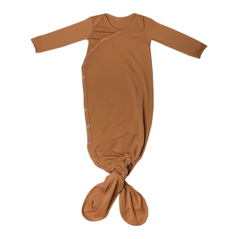Copper Pearl Camel Knotted Gown