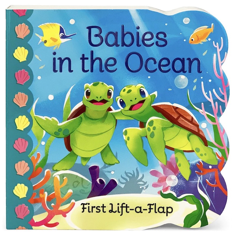 Cottage Door Press Babies In the Ocean Chunky Lift-a-Flap Book