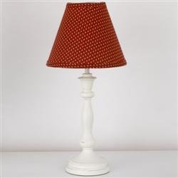 Cotton Tale Designs Tanzania Red Lamp and Shade
