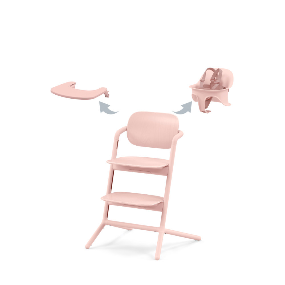 Cybex LEMO 2 High Chair 3-in-1 Set - Pearl Pink